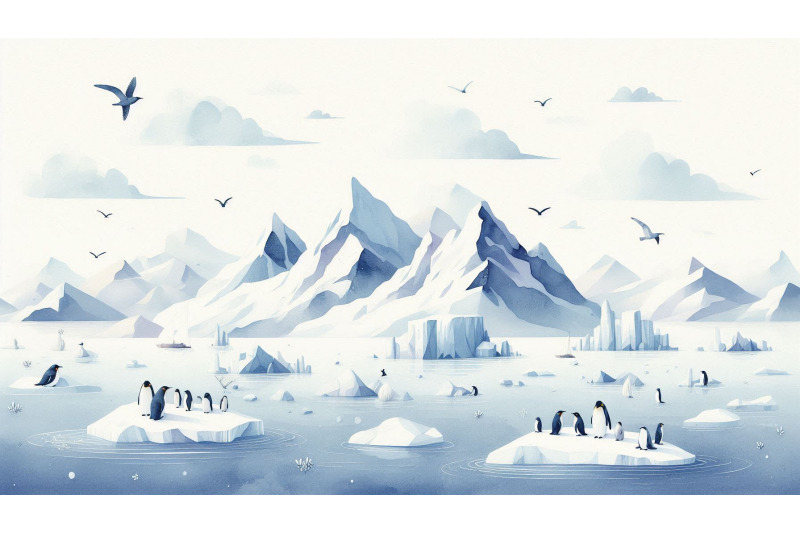 arctic-icebergs-penguins