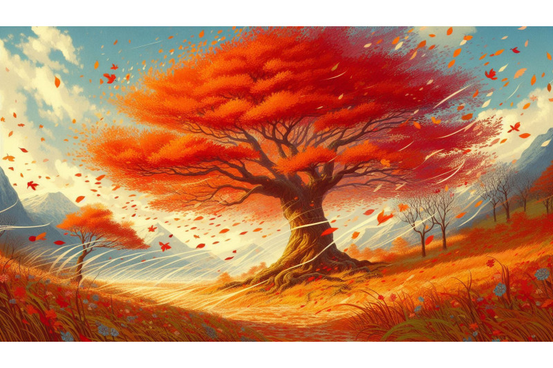 autumn-leaves-breezy-tree