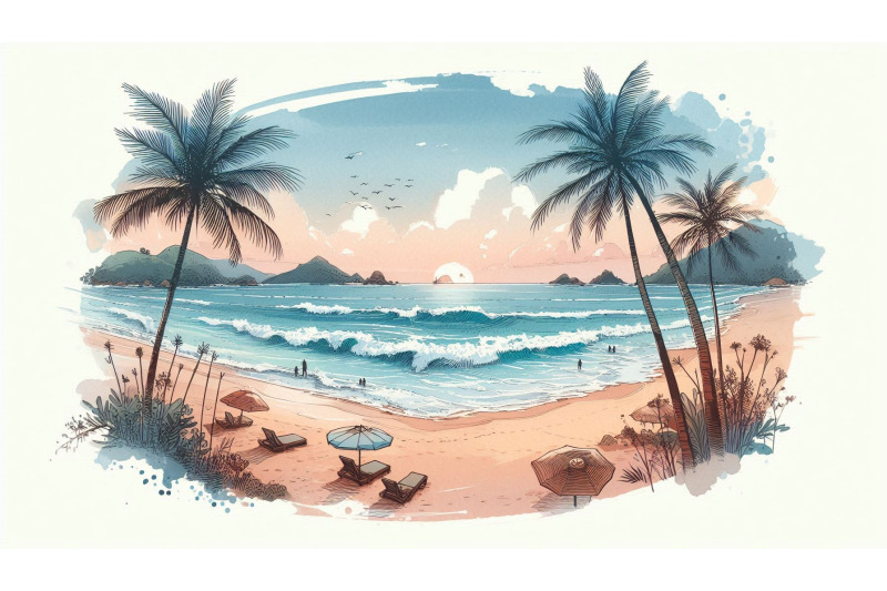 beach-brush-print
