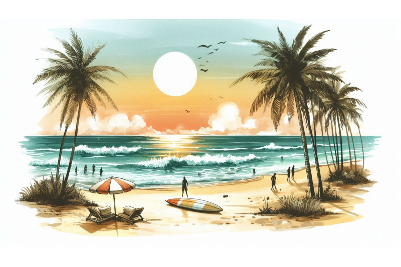 beach-brush-print