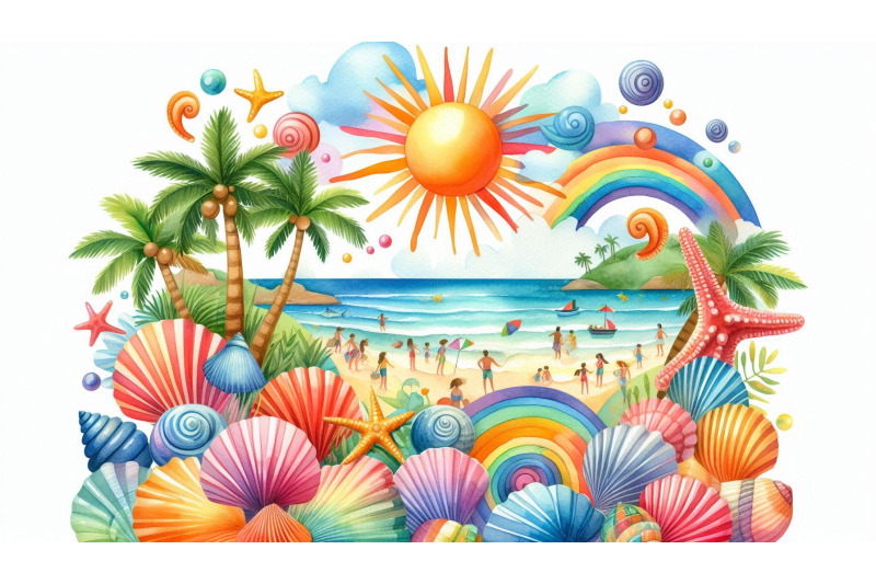 beach-collage