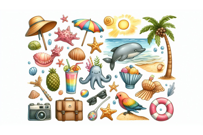beach-life-symbols