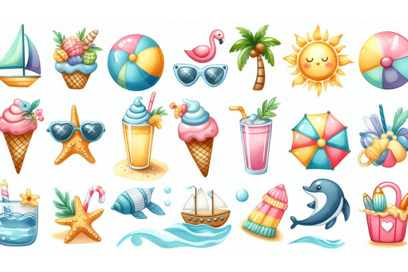 beach-life-symbols