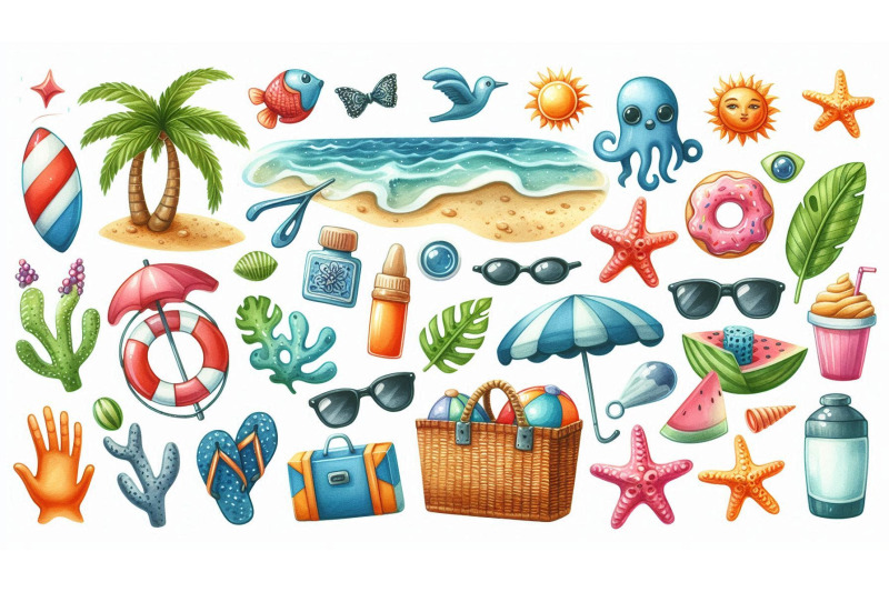 beach-life-symbols