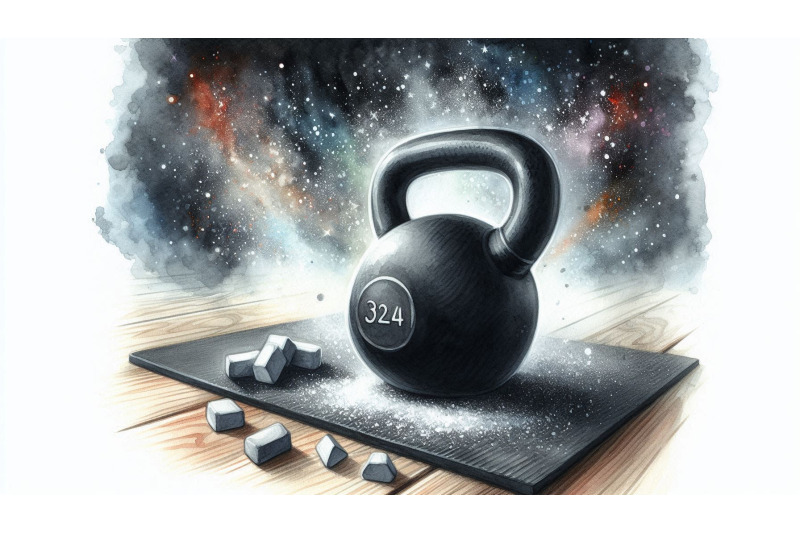 black-kettlebell-mat