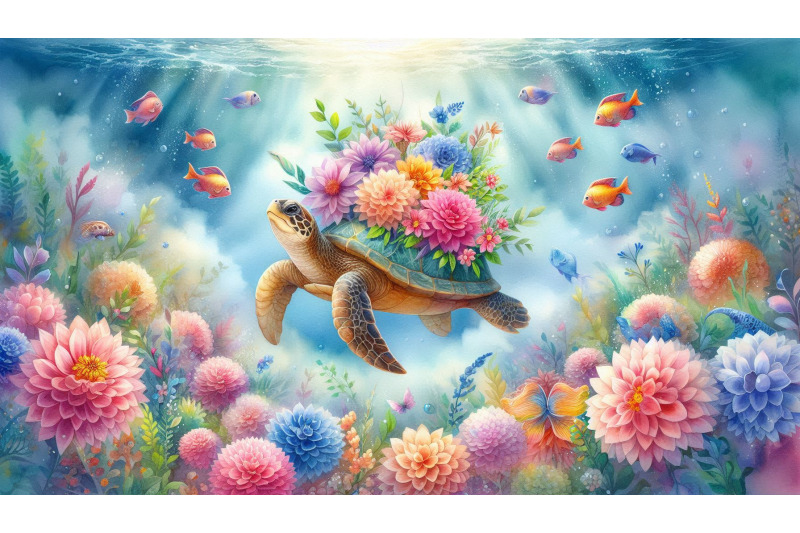 blooming-turtle