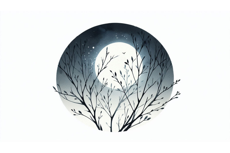 branches-moonlight-minimalist