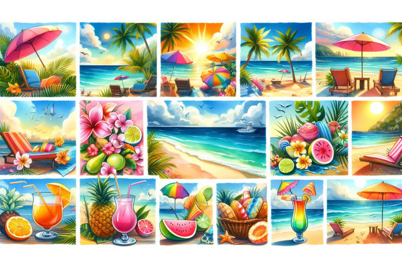 bright-beach-collage