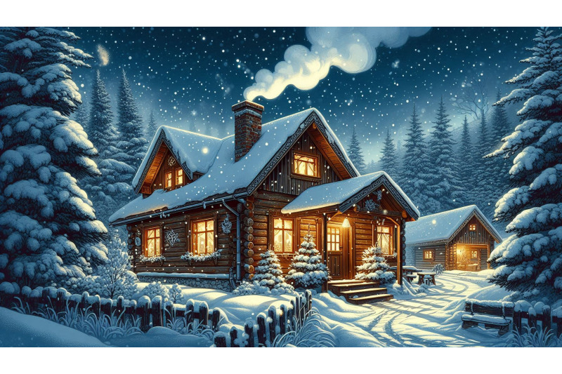 cozy-cabin-in-snow