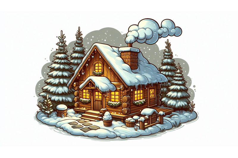 cozy-cabin-in-snow