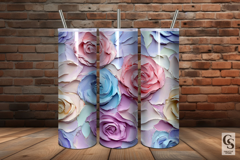 pastel-impasto-painted-roses-seamless-patterns