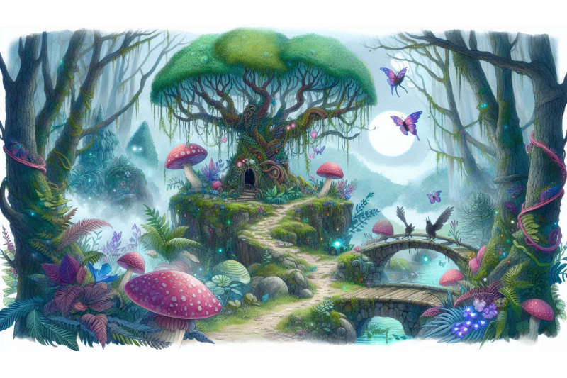 enchanted-rainforest-art