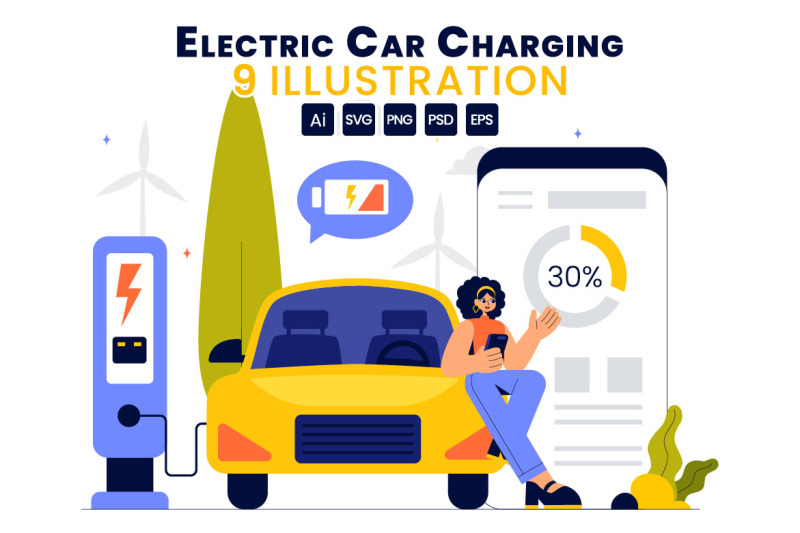 9-electric-car-battery-charging-illustration