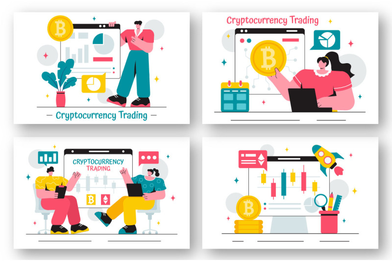 12-cryptocurrency-trading-and-blockchain-illustration