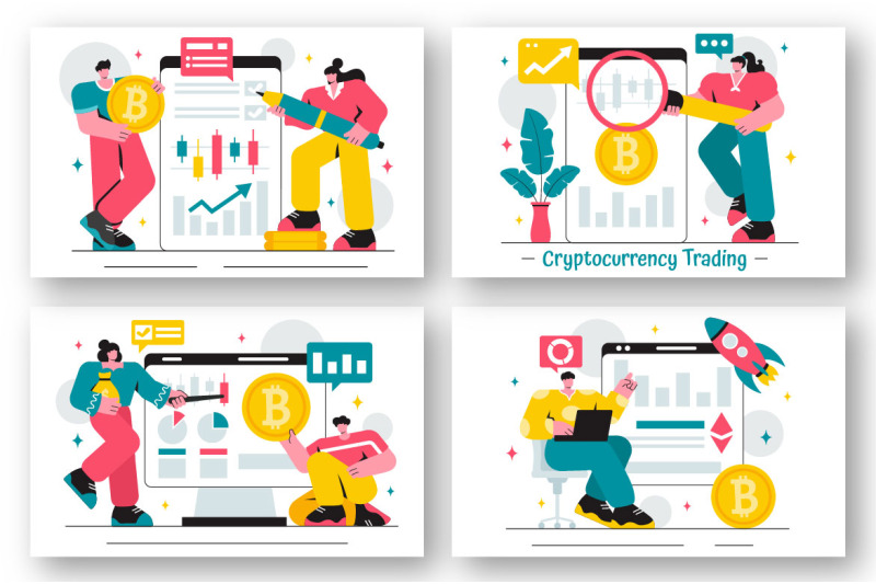 12-cryptocurrency-trading-and-blockchain-illustration