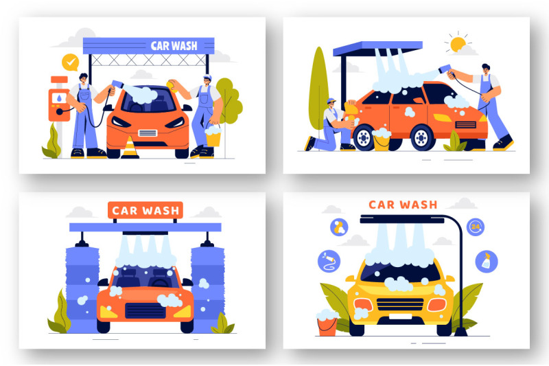 9-automobile-washing-service-illustration