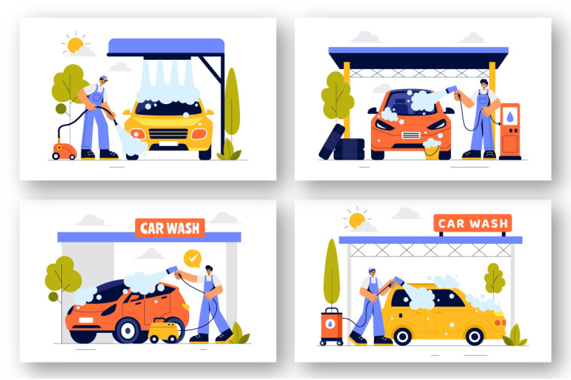 9-automobile-washing-service-illustration