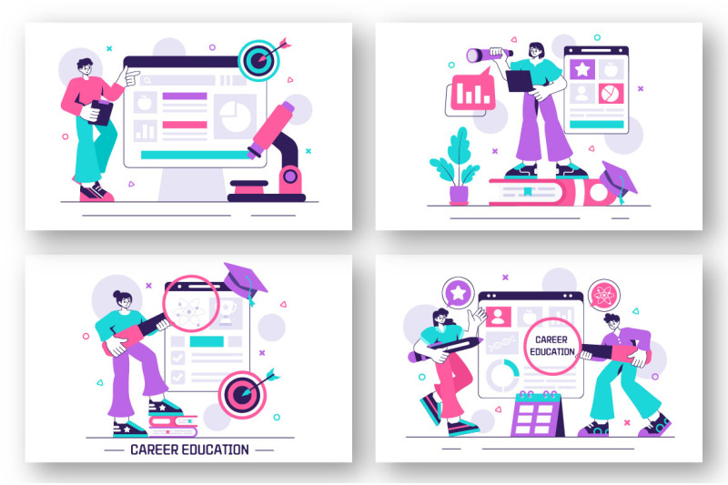 10-career-development-education-illustration