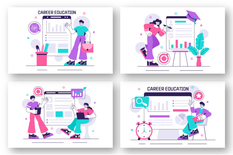 10-career-development-education-illustration