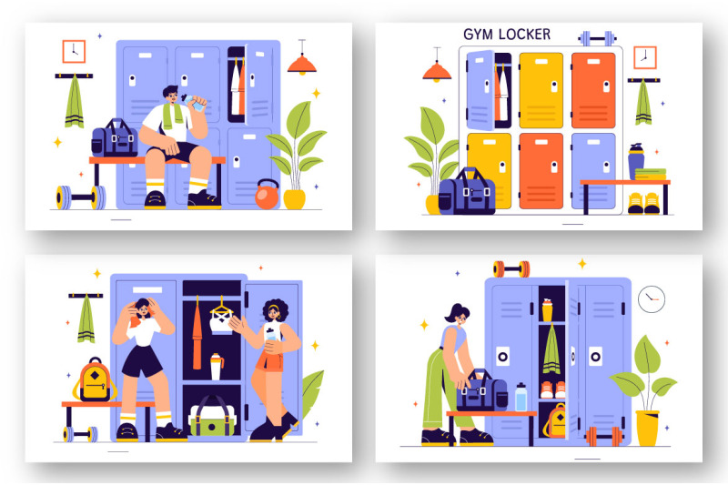 9-gym-locker-room-illustration