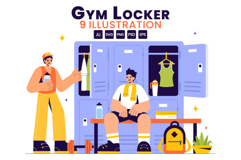 9-gym-locker-room-illustration