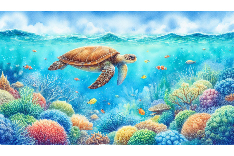 floating-turtle