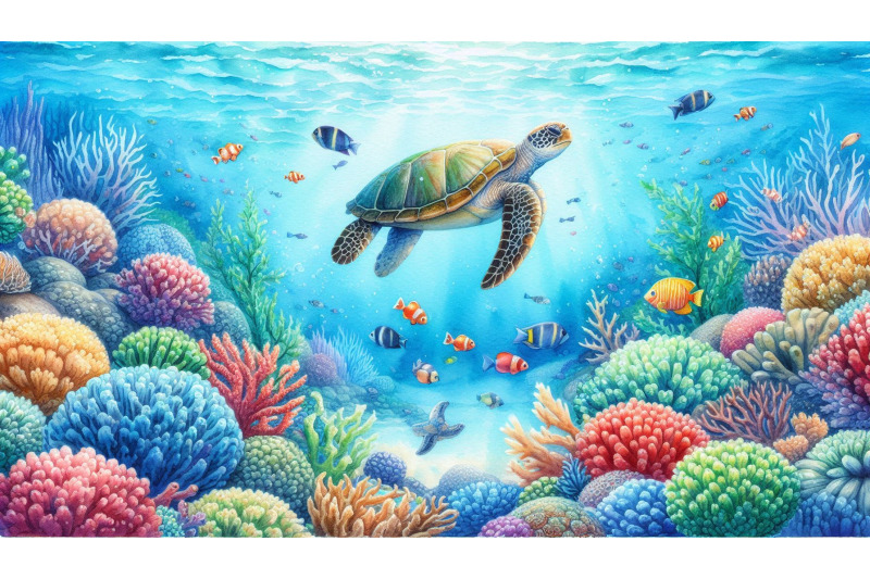 floating-turtle