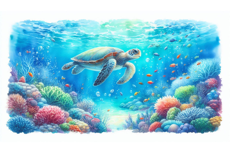 floating-turtle