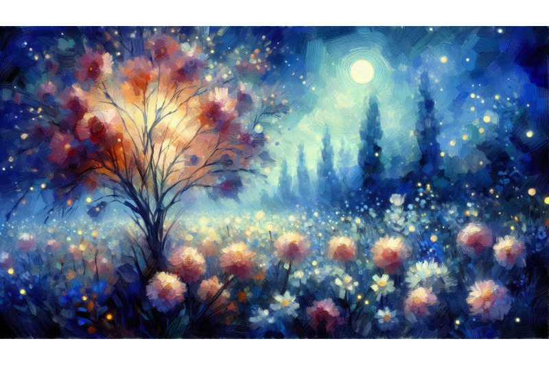 floral-night-impressionist