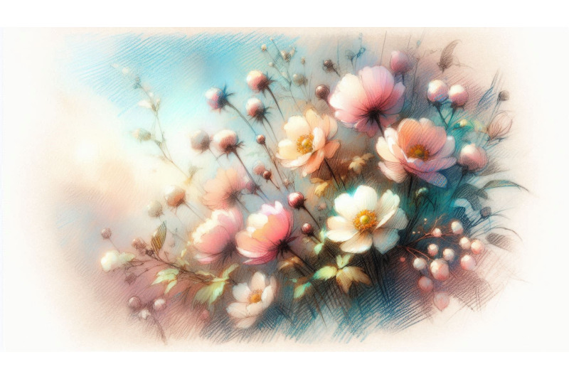 flowers-sky-sketch