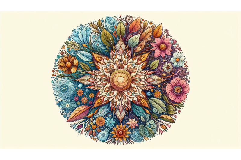 four-season-mandala-design