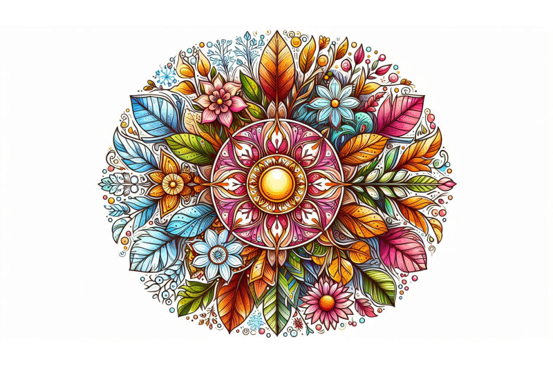 four-season-mandala-design