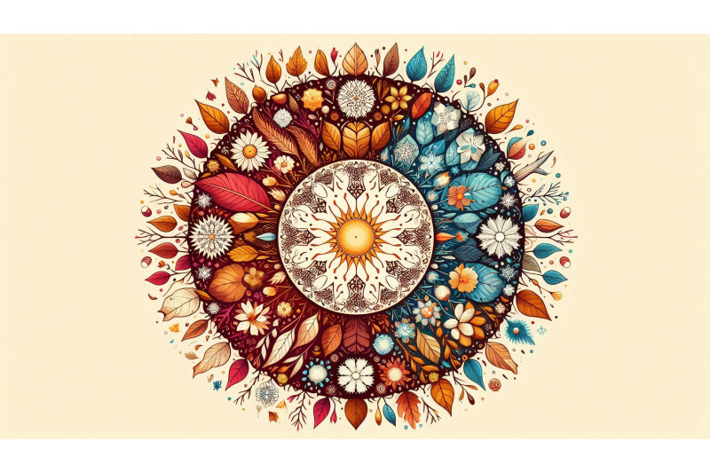 four-season-mandala-design