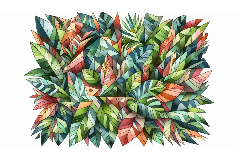 fragmented-jungle-leaves