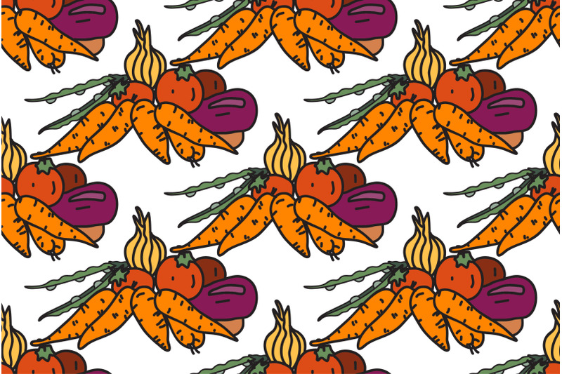 botanical-colorful-vegetables-seamless-pattern-vector-illustration
