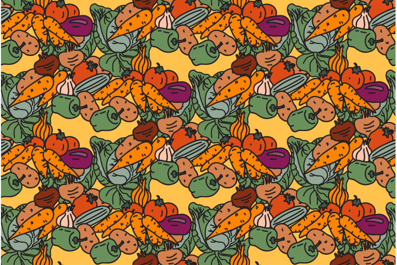 botanical-colorful-vegetables-seamless-pattern-vector-illustration
