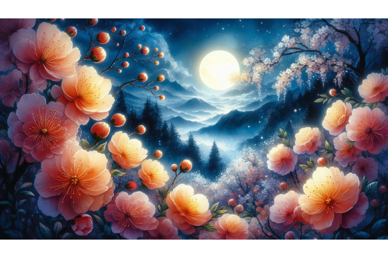glowing-blossoms-moon