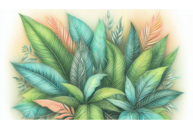 glowing-green-leaves