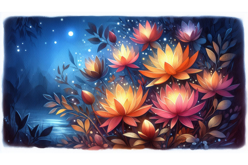 glowing-petals-dusk
