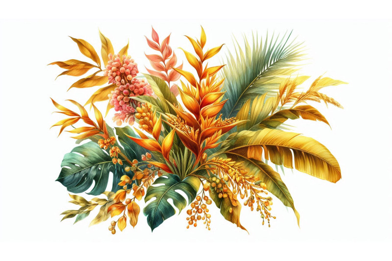 glowing-tropical-flora