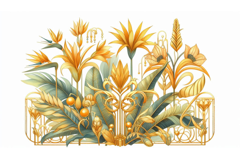 golden-exotic-plants