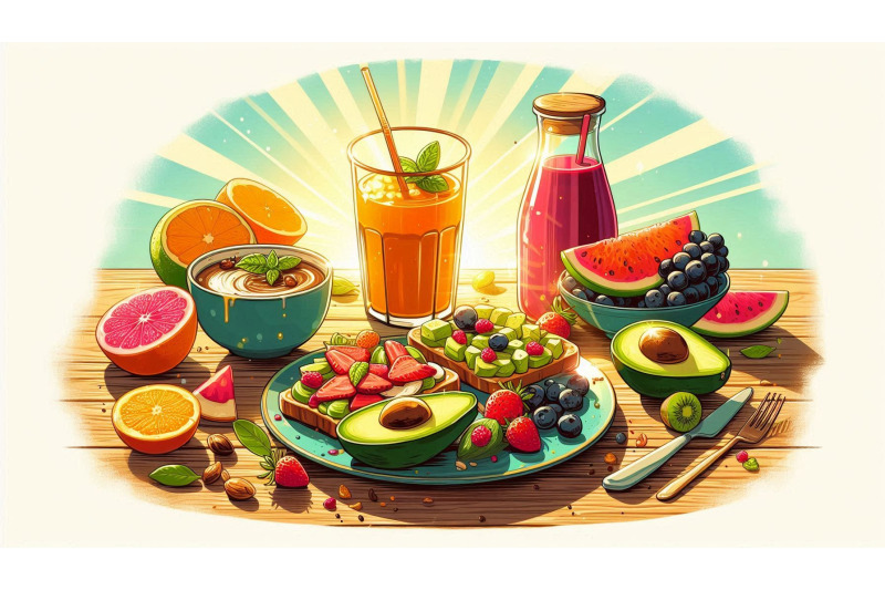 healthy-breakfast-table