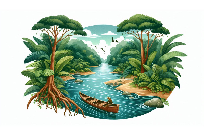 jungle-river-canoe