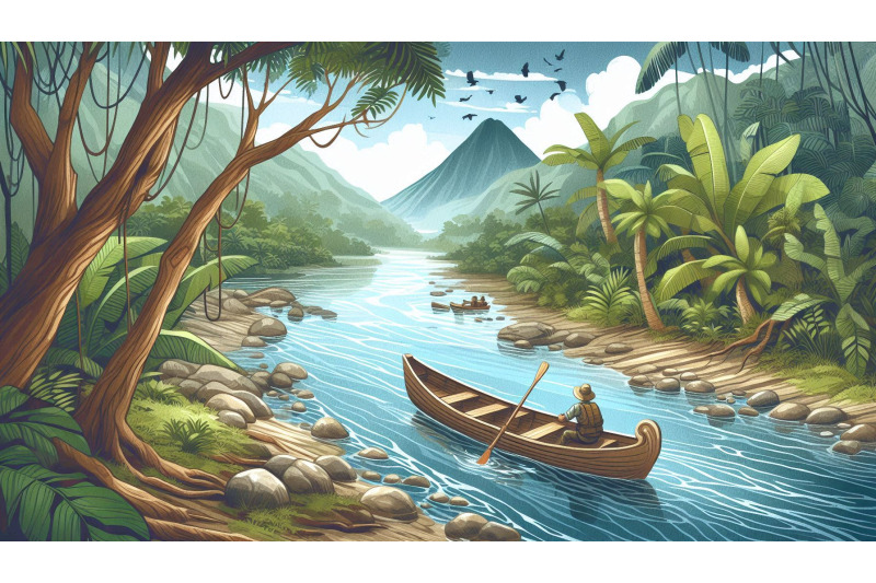 jungle-river-canoe