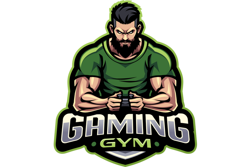 gaming-gym-esport-mascot-logo-design