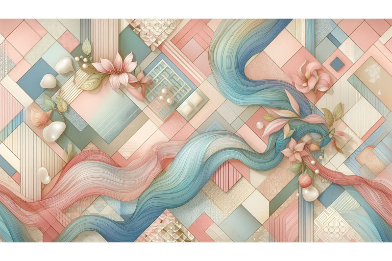 pastel-floral-geometry