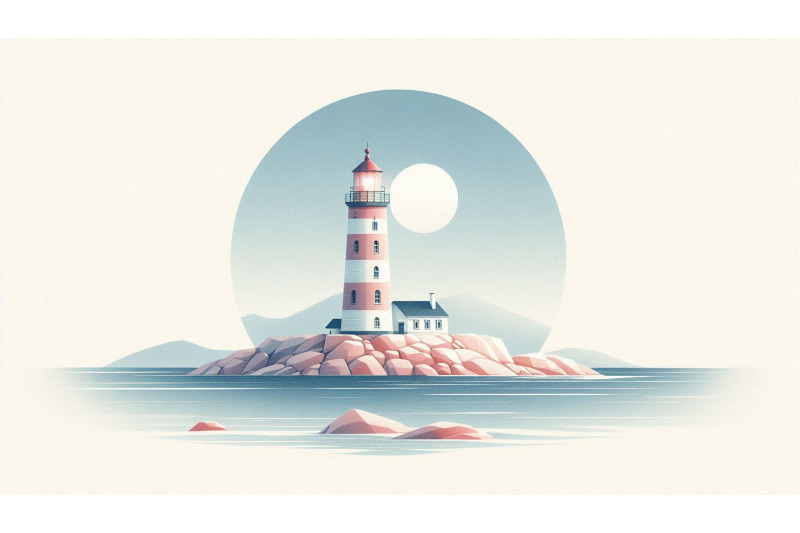 pastel-seaside-lighthouse