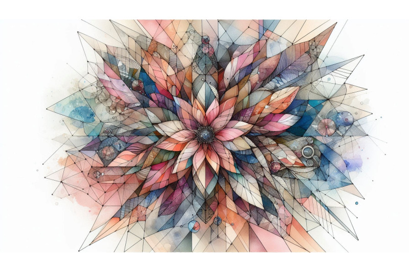 polygonal-floral-textures