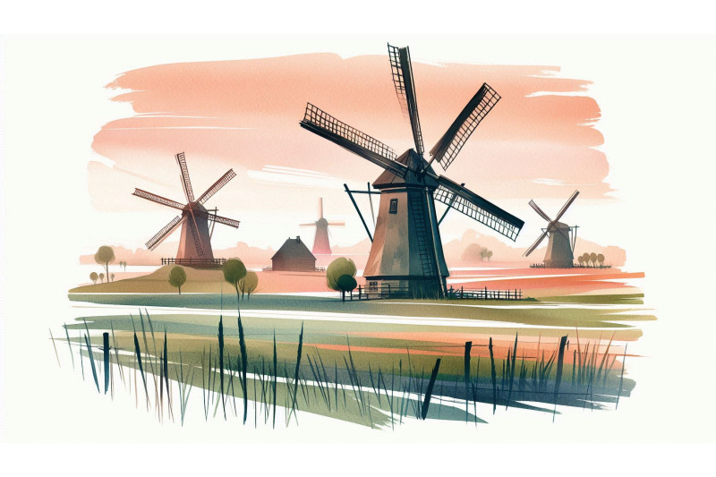 prairie-windmill-silhouette