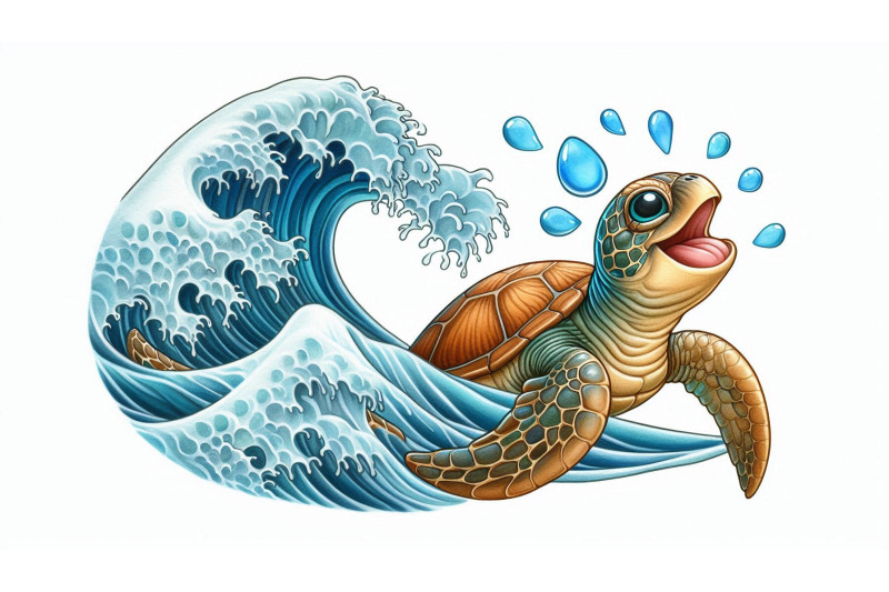sea-turtle-and-emotion-wave